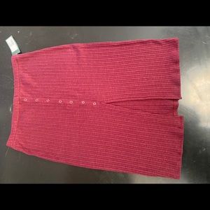 Wild fable maroon skirt